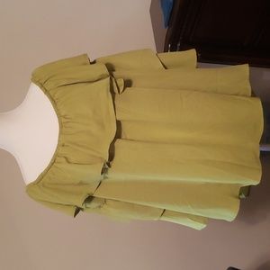 Ashley Stewart blouse. Size 18/20 Color Dark Citro